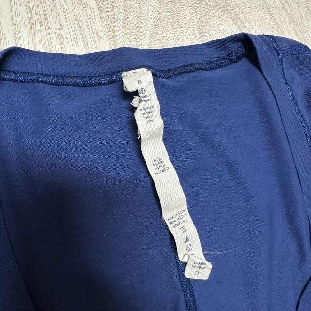 lululemon athletica Navy Long Sleeve Women's Top